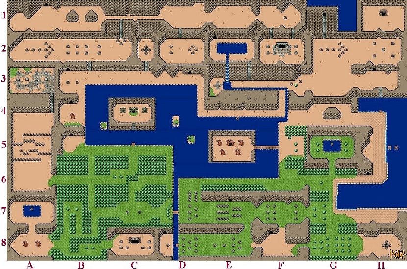 plan du jeu BS Zelda
