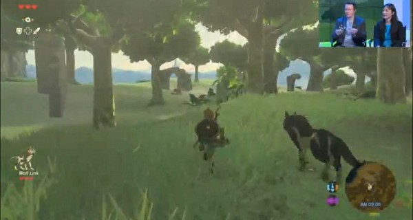 Link loup dans Breath of the Wild