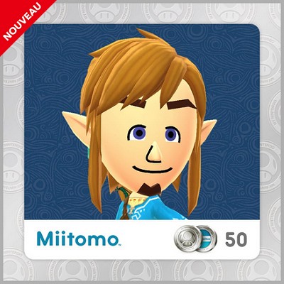 perruque de Link Legend of Zelda dans Miitomo