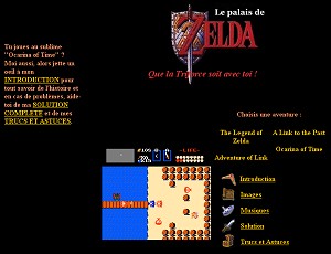 Première version du Palais de Zelda