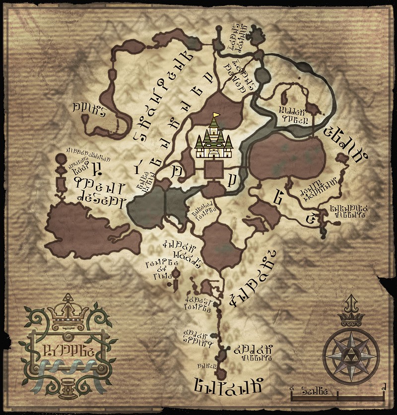 carte d'Hyrule