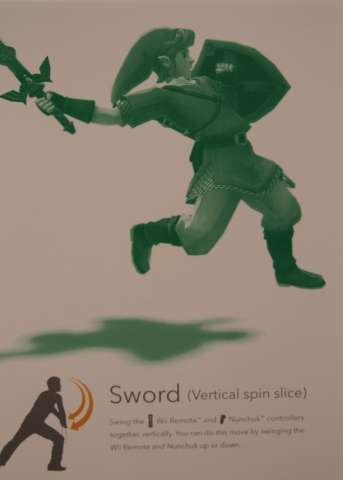Les coups de Link dans Skyward Sword