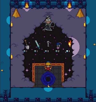 boutique d'outre-tombe game over dans Cadence of Hyrule
