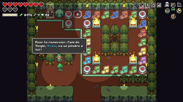 débloquer Yves la peste mojo dans Cadence of Hyrule