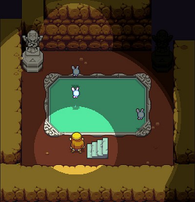fontaine de la grande fée dans Cadence of Hyrule