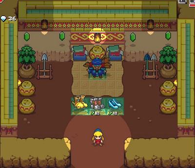 marchand chanteur dans Cadence of Hyrule