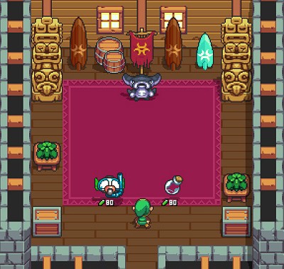 marchand Goron dans Cadence of Hyrule