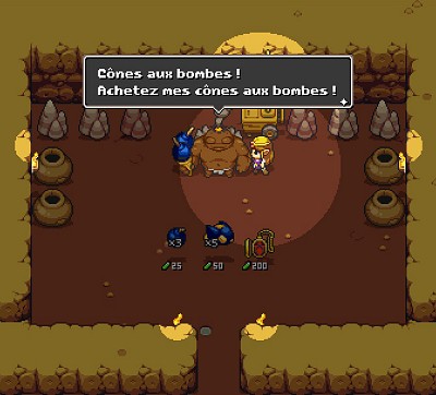 marchand requin-marteau dans Cadence of Hyrule