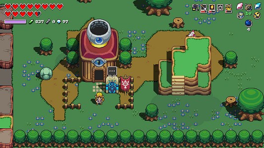 fontaine de petites fées dans Cadence of Hyrule
