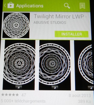application pour Android Twilight Princess