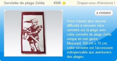 serviette de plage Legend of Zelda