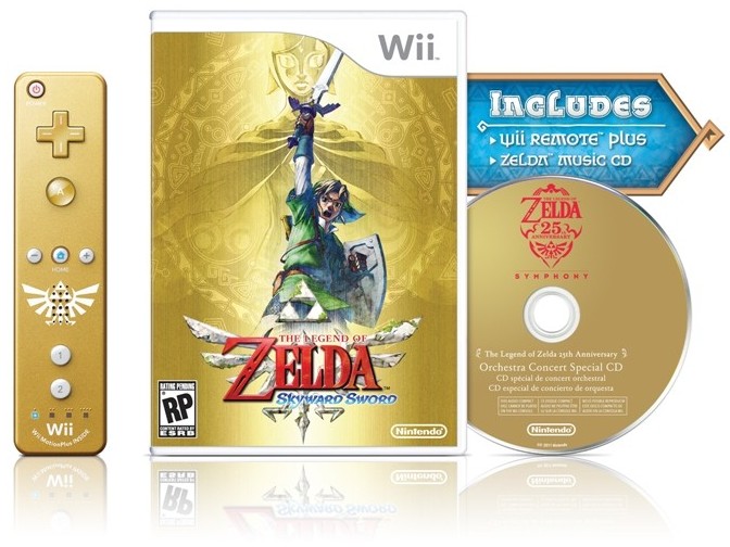 contenu du pack spécial Skyward Sword