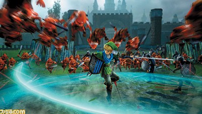 scène de combat dans Hyrule Warriors