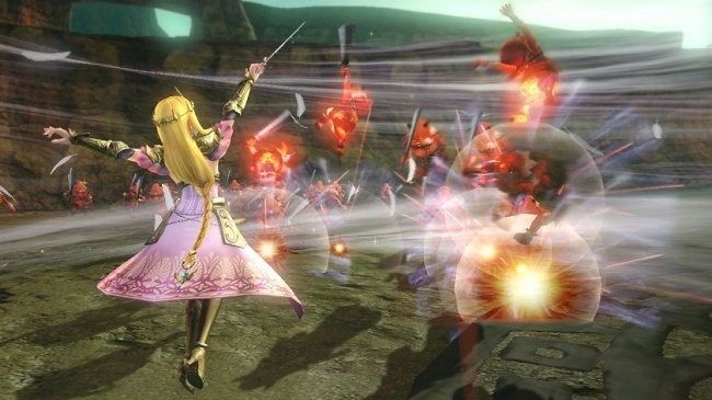 Zelda avec la Baguette du Vent