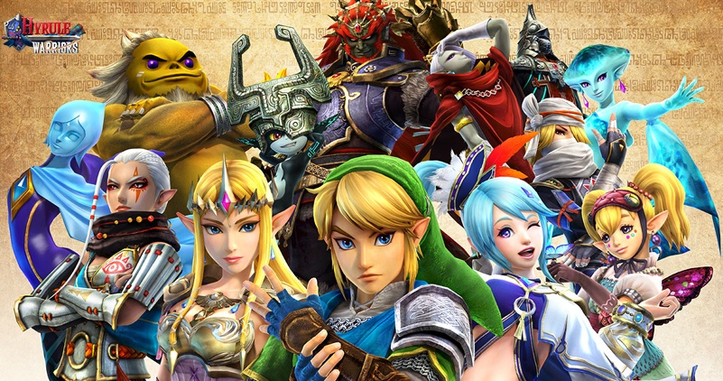 tous les personnages d'Hyrule Warriors