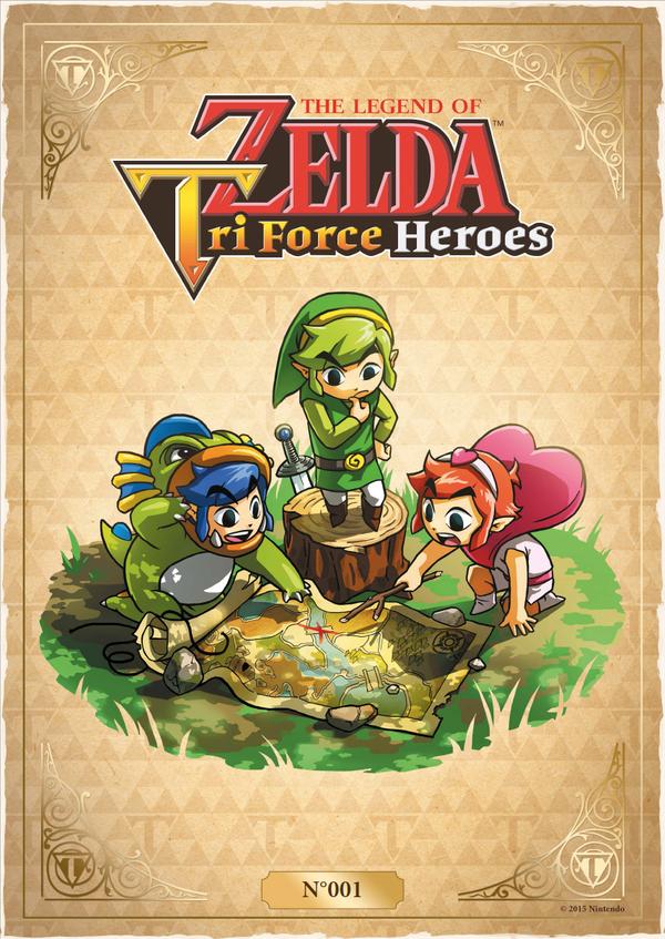 poster numéroté de Tri Force Heroes