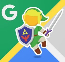 Google Maps fête Legend of Zelda