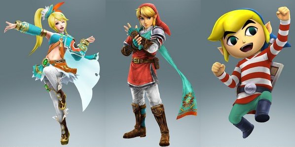 costumes Link, Lana, Link cartoon Hyrule Warriors Legends