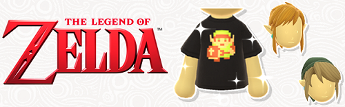 T-shirt Legend of Zelda dans Miitomo