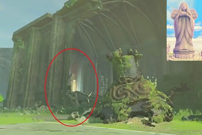 statue de la déesse dans Breath of the Wild