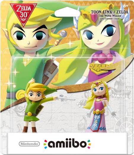 amiibos Link et Zelda cartoon Legend of Zelda