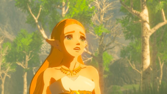 Zelda est pleine d'émotions dans Breath of the Wild
