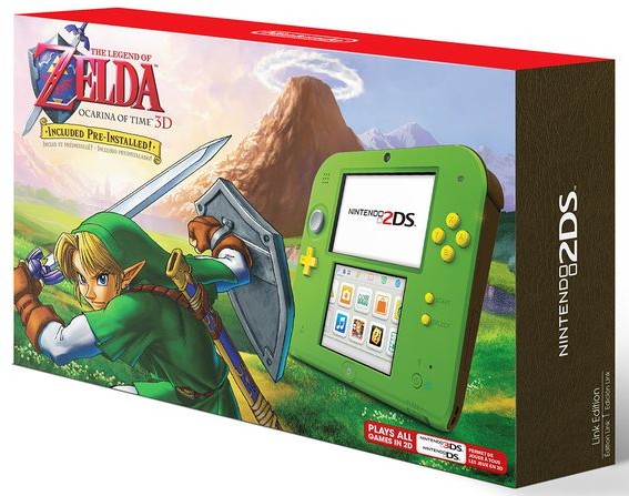 Console Legend of Zelda Nintendo 2DS