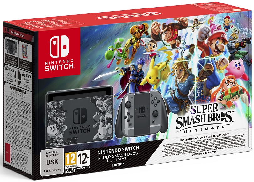 Pack Nintendo Switch édition Super Smash Bros. Ultimate