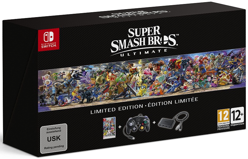 Pack Nintendo Switch édition Super Smash Bros. Ultimate