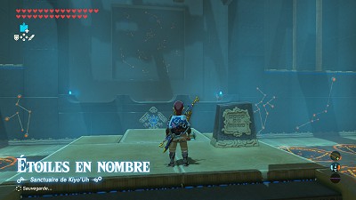 Sanctuaire Kiyo'Uh Étoiles en nombre dans Breath of the Wild
