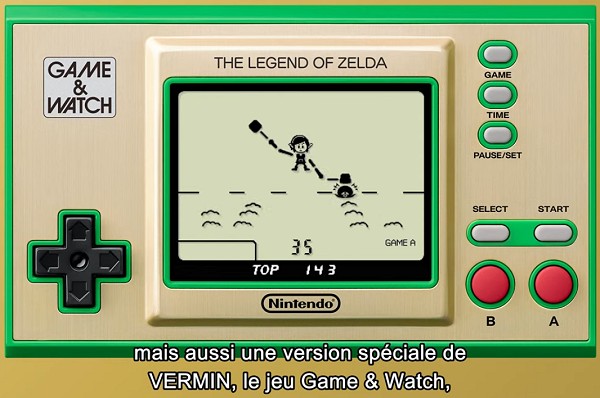 Game & Watch Legend of Zelda