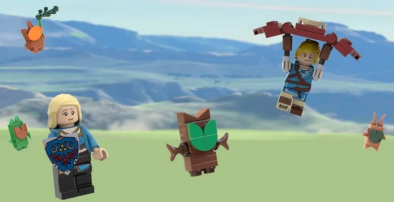 Legend of Zelda à la mode Lego