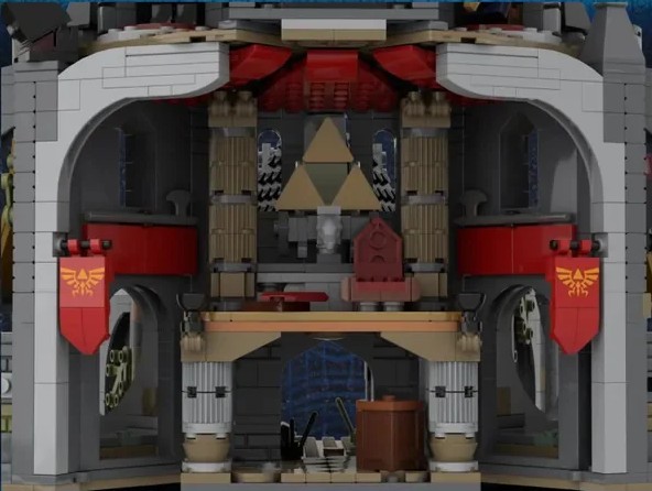 Château d'Hyrule en Lego