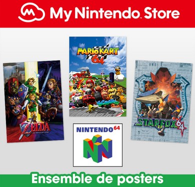 Poster Ocarina of Time sur MyNintendo.com