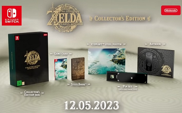 édition spéciale collector limitée de Legend of Zelda Tears of the Kingdom
