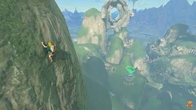 Link grimpe encore dans Tears of the Kingdom
