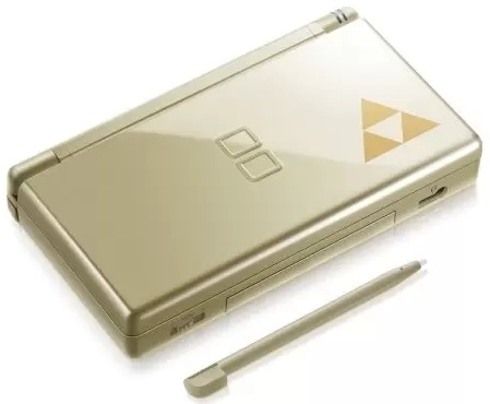 console Nintendo DS Lite Phantom Hourglass Gold