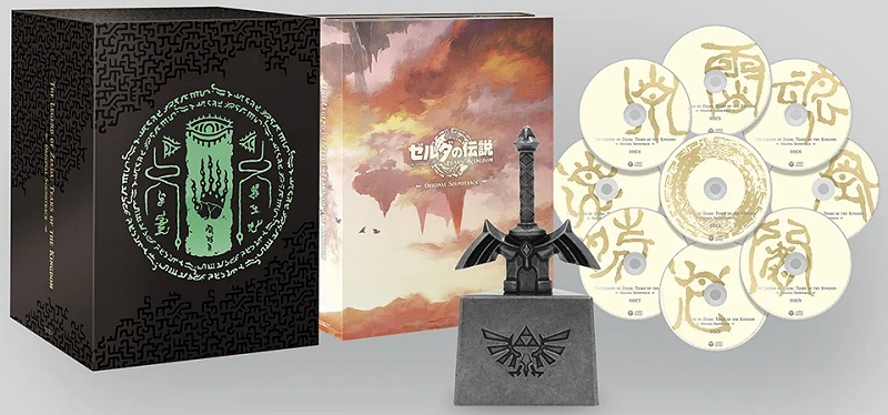 bande originale de Tears of the Kingdom sur 9 cd