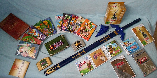 collection d'un fan de zelda