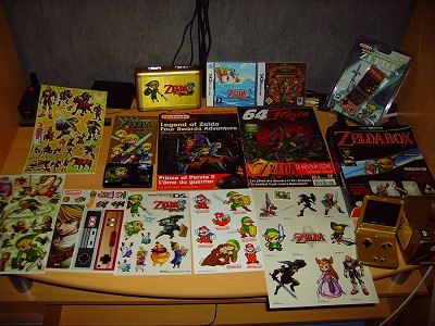 collection d'un fan de zelda