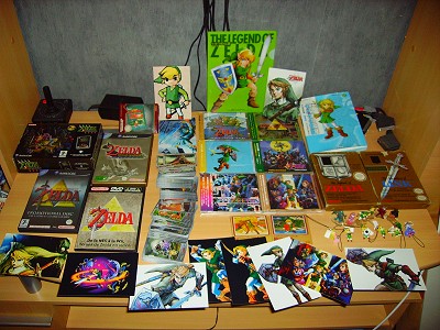 collection d'un fan de zelda