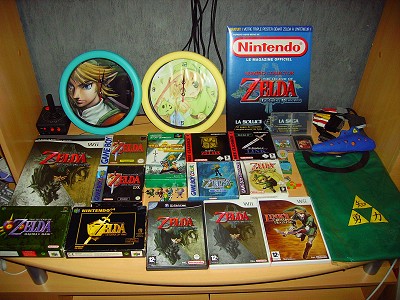 collection d'un fan de zelda