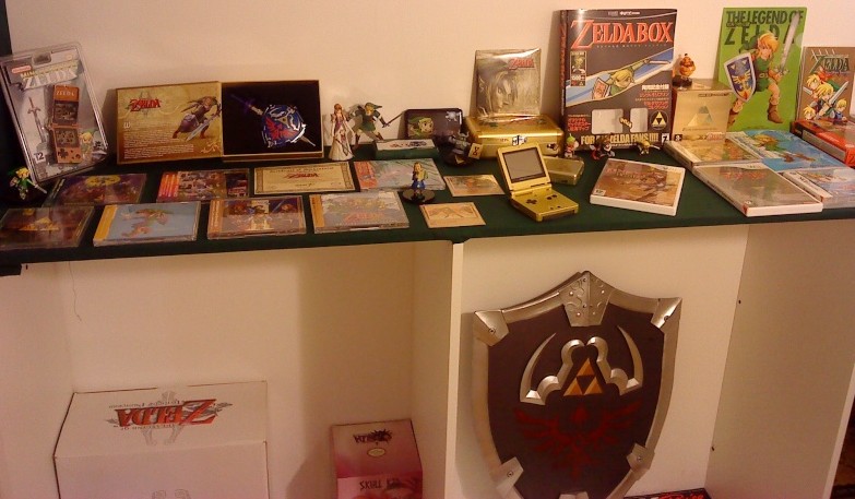 collection d'un fan de zelda