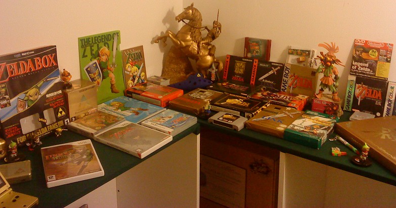 collection d'un fan de zelda