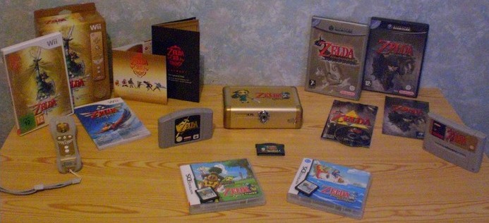 collection d'un fan de zelda