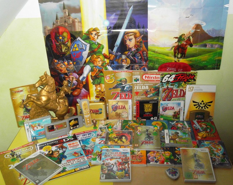 collection de 2 fans de zelda