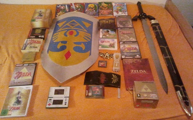 collection d'un fan de zelda