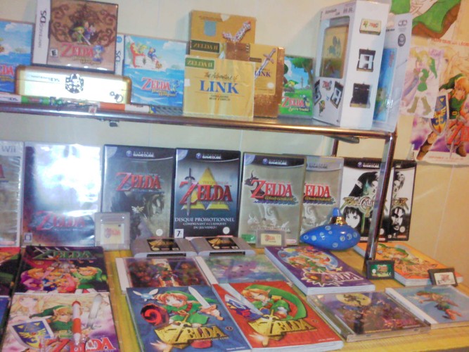 collection d'un fan de zelda
