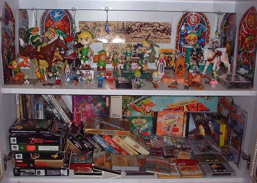 collection d'un fan de zelda