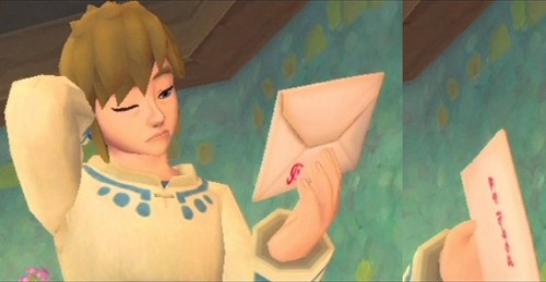 lettre dans Skyward Sword
